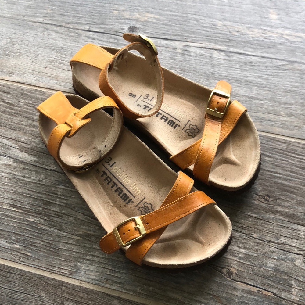 3.1 Phillip Lim for Tatami Leather Sandals Size 35